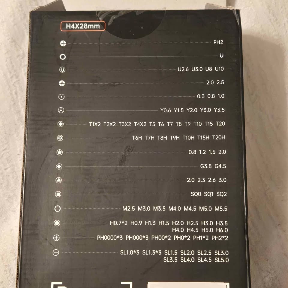 TK-S003 Multi-in-One Electric Screwdriver Tool Set 120 Piece NIB [66]