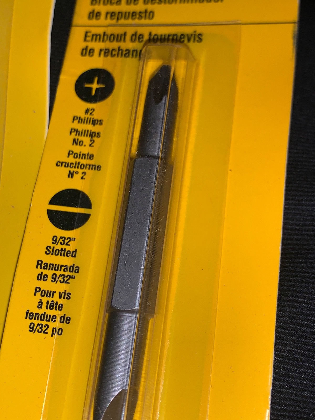 3 Packs of Klein Tools 32479 4 in 1 & 5 in 1 bits 9/32 slotted & #2 Phillips