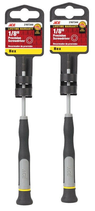 Ace Precision 1/8″ Hex Screwdriver (2167344) – Pack of 2