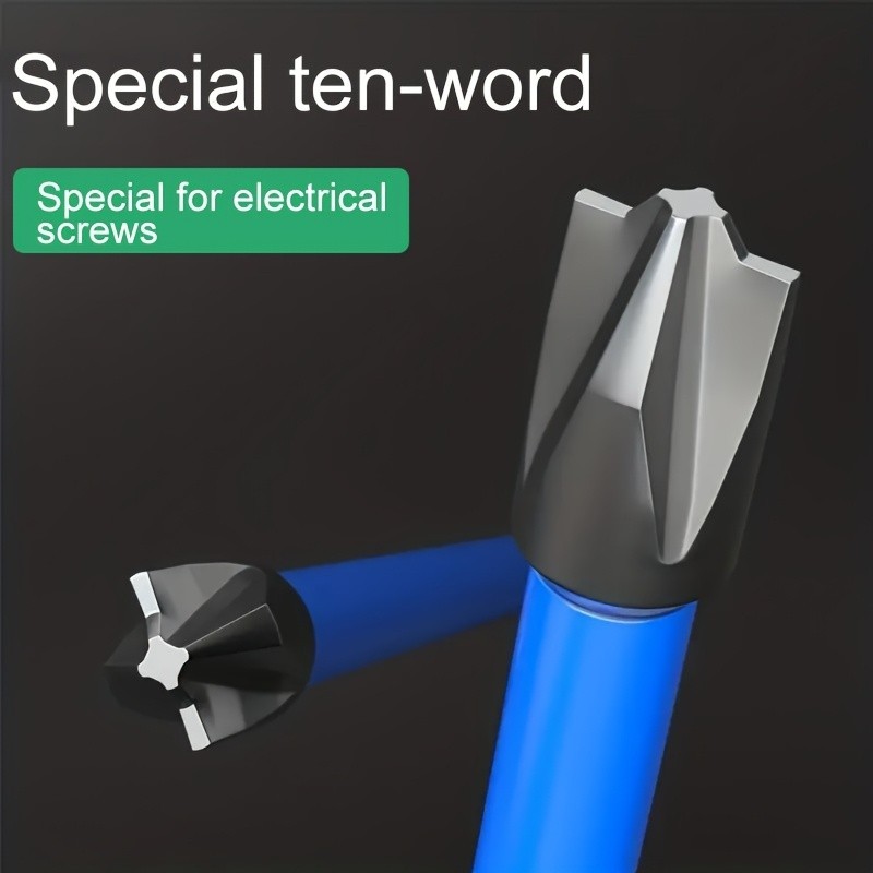Electrician Phillips Screwdriver Bits – Magnetic S2 Steel for Electrical Repairs