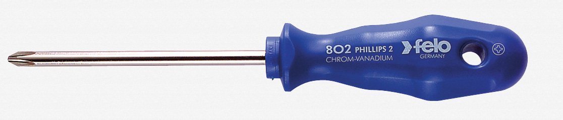 Felo 0715717026 #1 x 3.2″ Phillips Screwdriver Blue 800