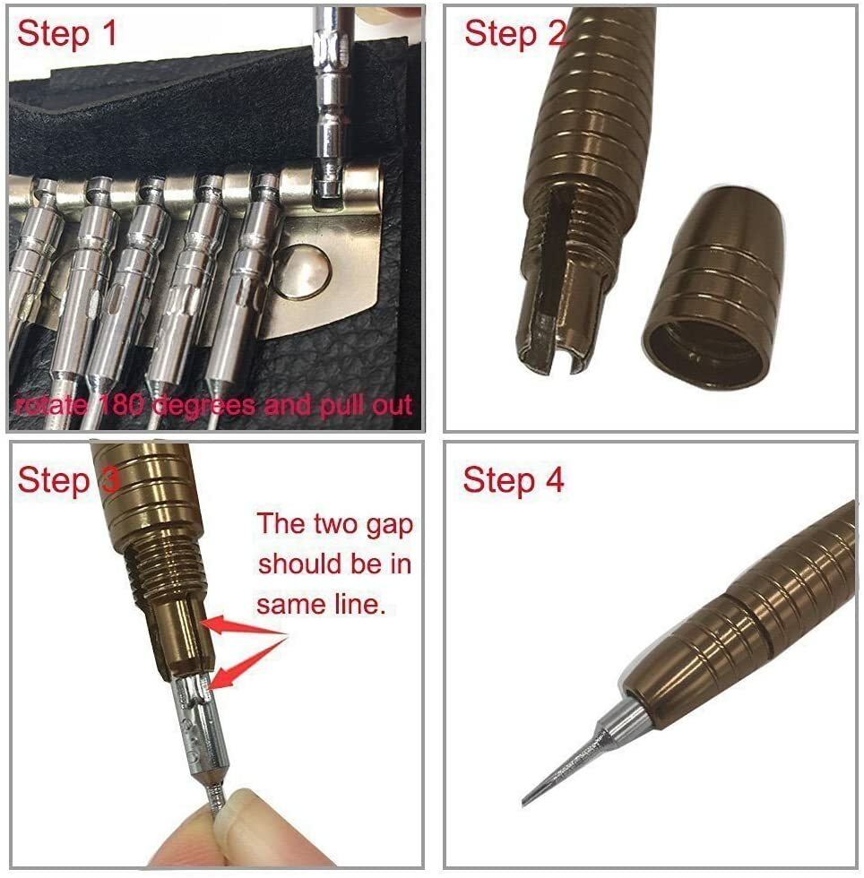 25 in 1 Small Mini Repair Precision Screwdriver Torx Tool Kit Set Phones Fix Us