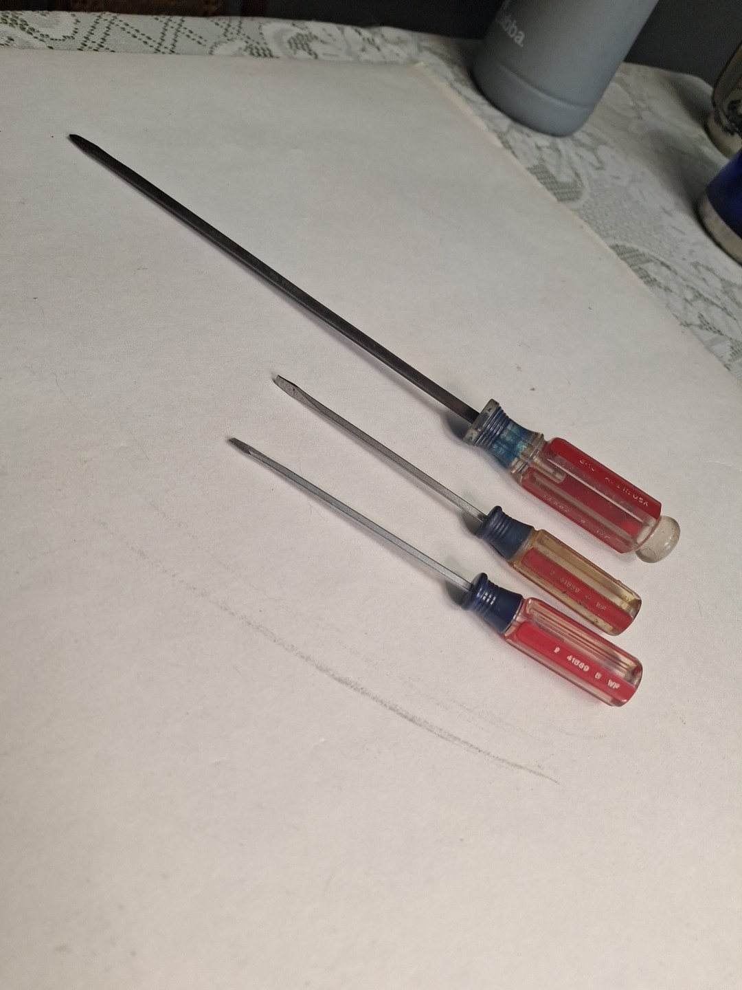 Craftsman Screwdrivers Long Reach 12″ Long 3/8″ #41582.. 2-#41589 See Photos FF