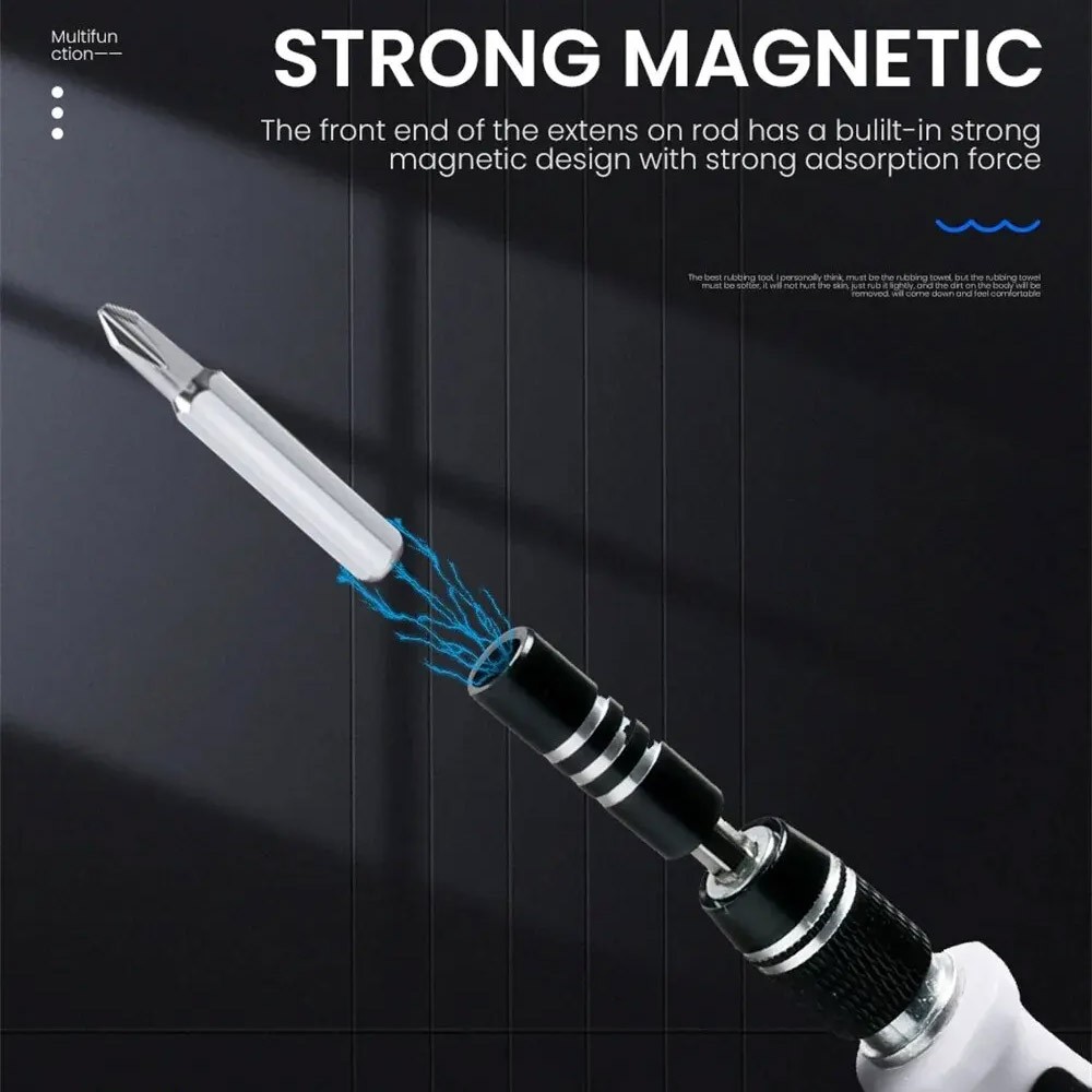 Magnetic Precision 115 in 1 Repair Screwdriver Set PC Phone Electronics Tool KFW