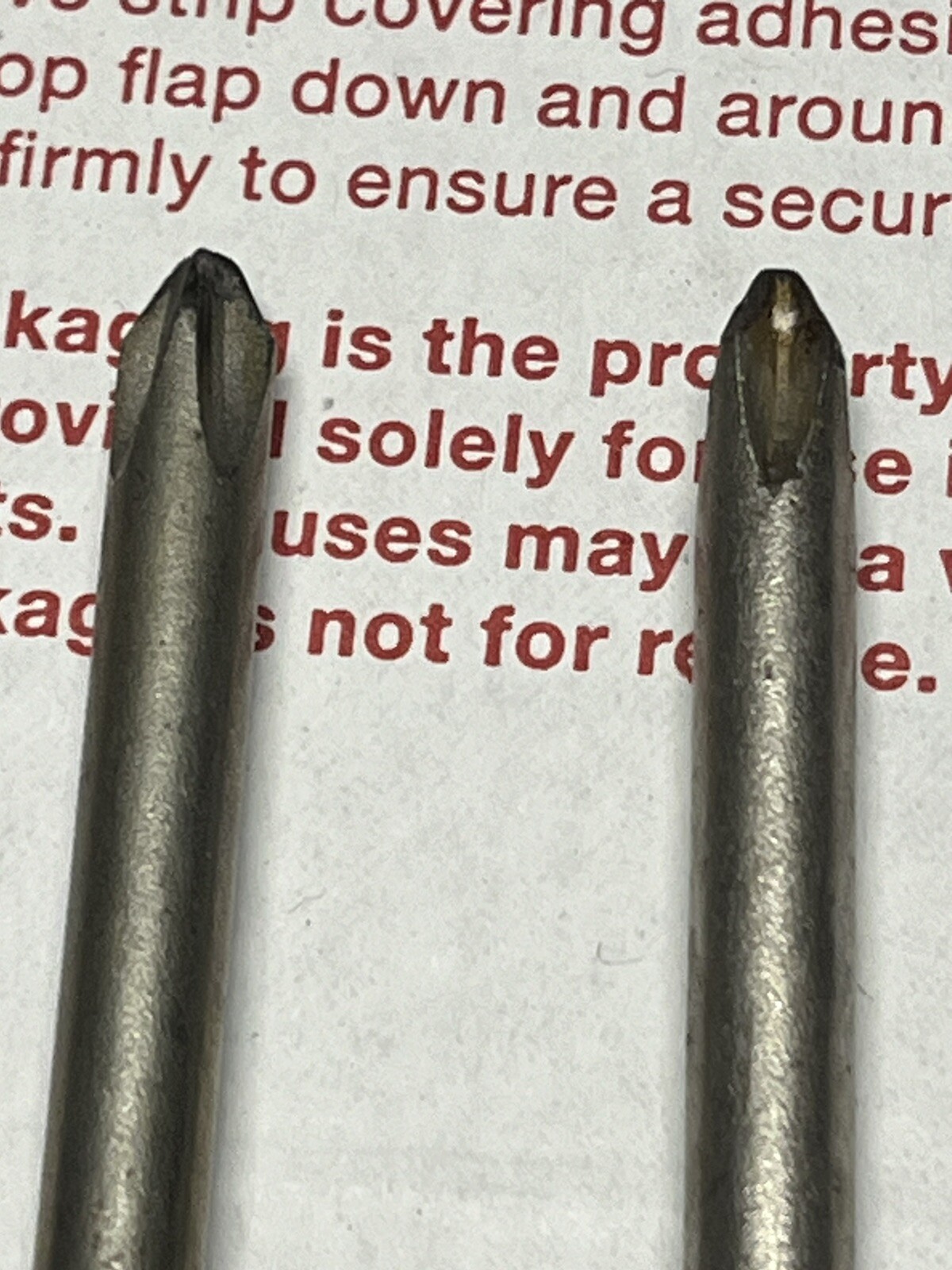 (2) Craftsman #2 P2 Phillips Screwdriver 41296 X WF Clear Ball End USA