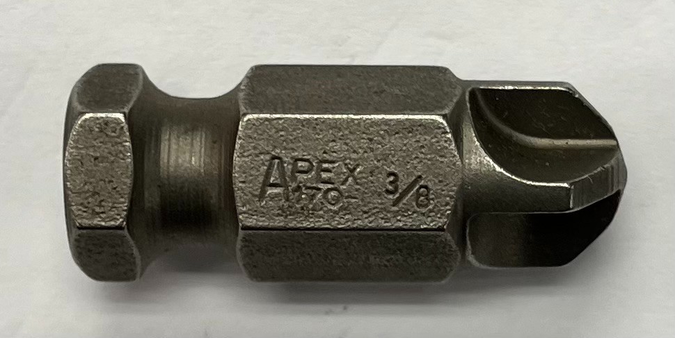 APEX TORQ-SET BIT #170-3/8 5 PACK