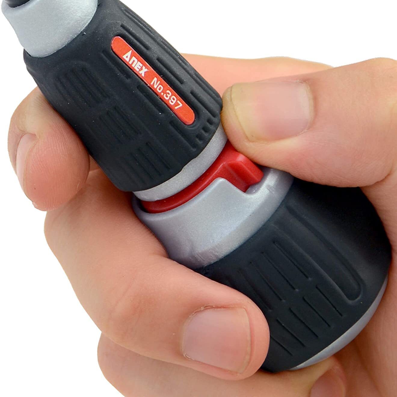 Black Gray Red 72 Ratchet Gears Screwdriver Heavy Duty Magnetic Bit Handle