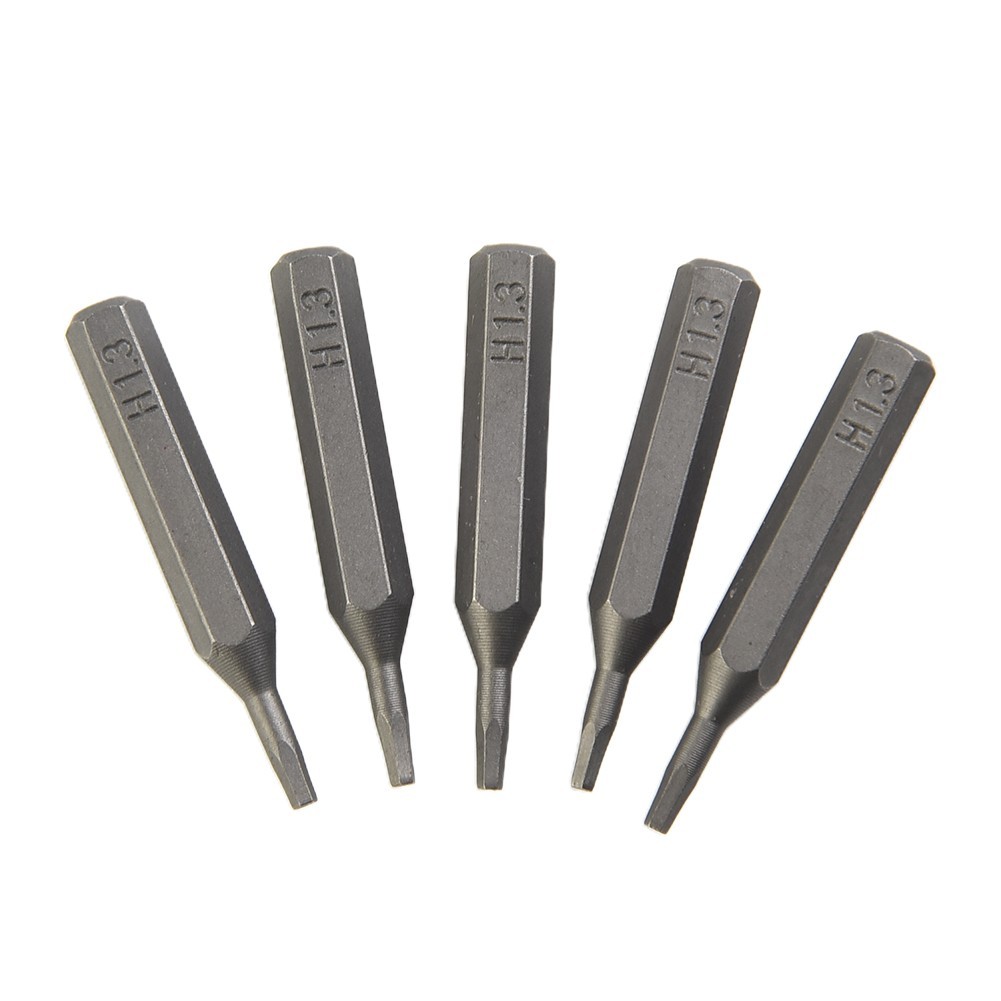 Brand New Screwdriver Bit Hex 5Pcs 28mm Length 4mm Hex Shank Accesssories