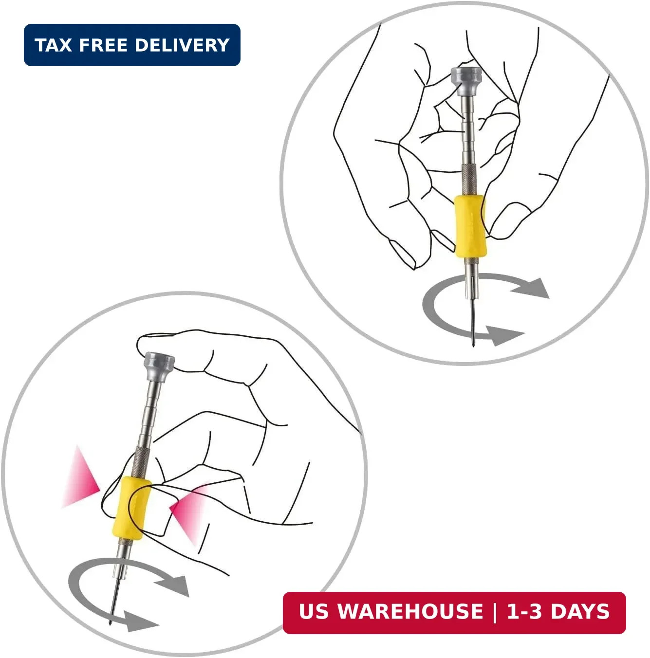 Vessel Precision Screwdriver Set TD-56S / +0, 00, 000, 0000, -0.7, -0.9