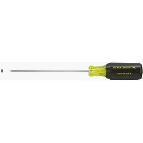 NEW KLEIN TOOLS 601-6 6″ SLOTTED TIP 3/16″ X 6″ ROUND SHANK SCREWDRIVER TOOL