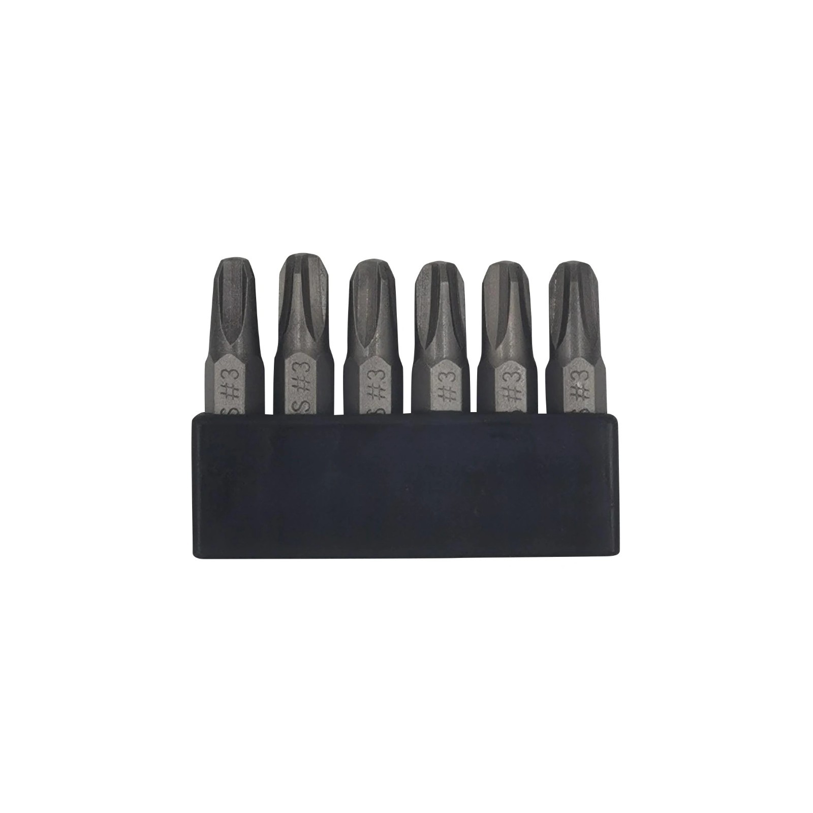 6Pcs 35Mm JIS Screwdriver Bit Set with Magnetic Tip, 1/4 Hex Shank, S2 Alloy_Ste