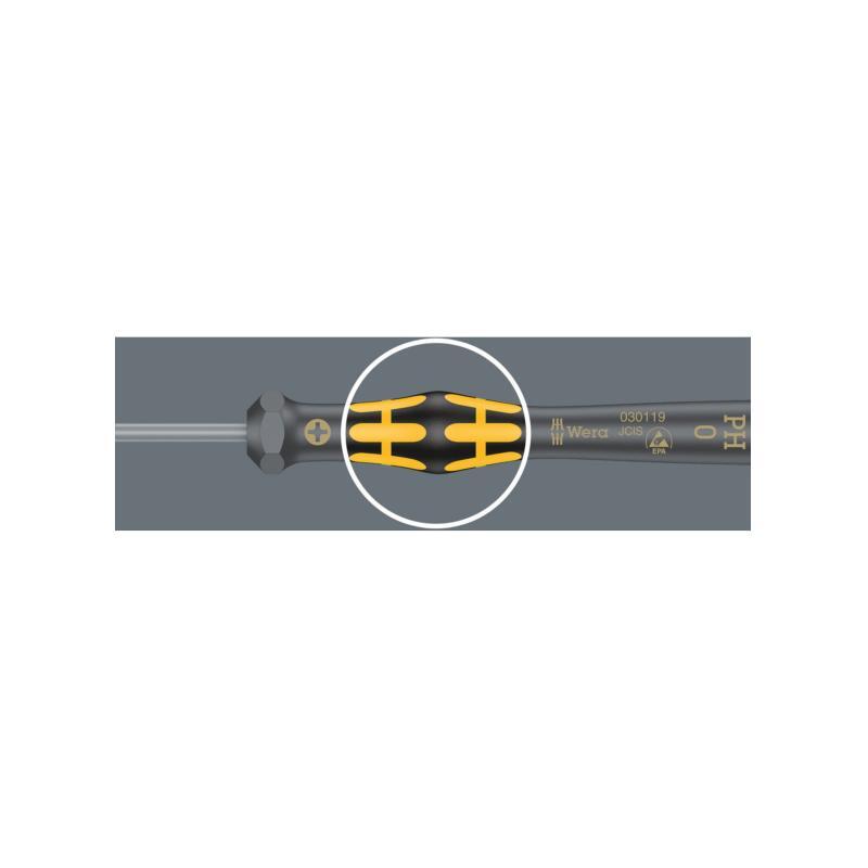 Wera 05030114001 ESD Kraftform Micro Security Torx Precision Screwdriver, T8s