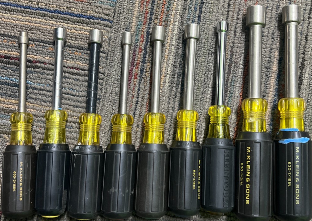 KLEIN TOOLS 630 9 piece nut driver 3/16 – 7/16in