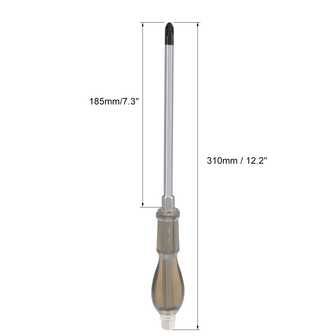#3 Phillips Impact Screwdriver 8-Inch Cross Point Demolition Driver