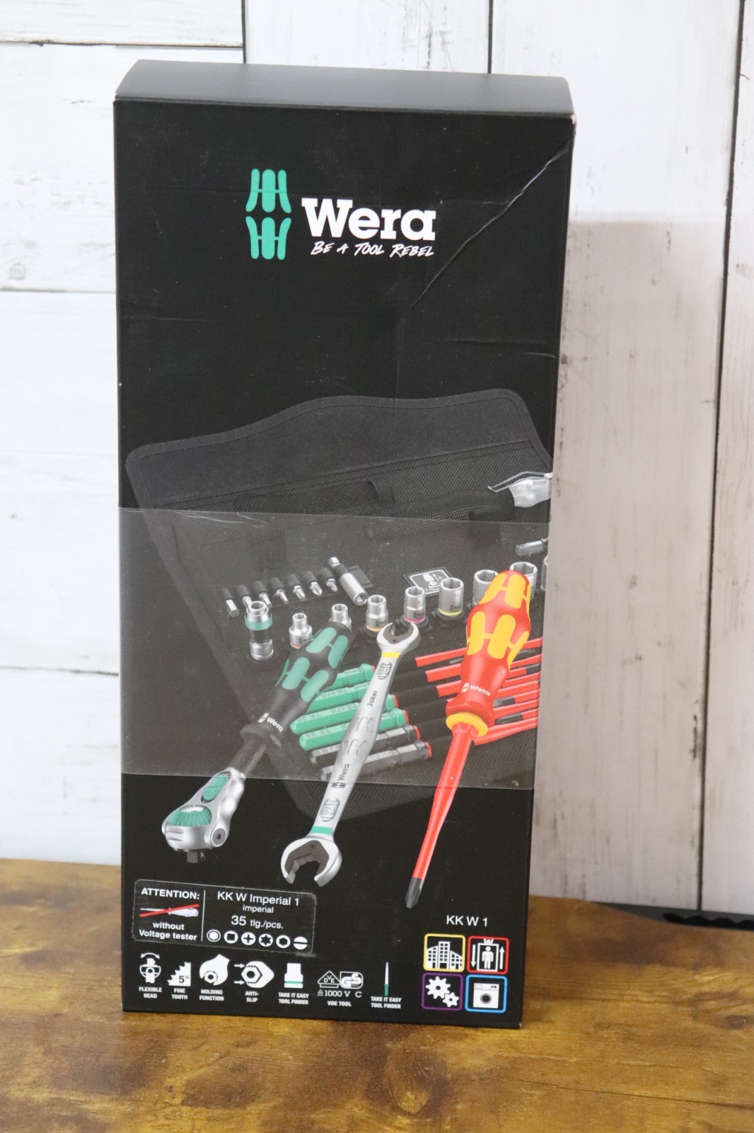 Wera Kraftform Kompakt Maintenance W1 USA Set SAE 35 Pieces 05135871001