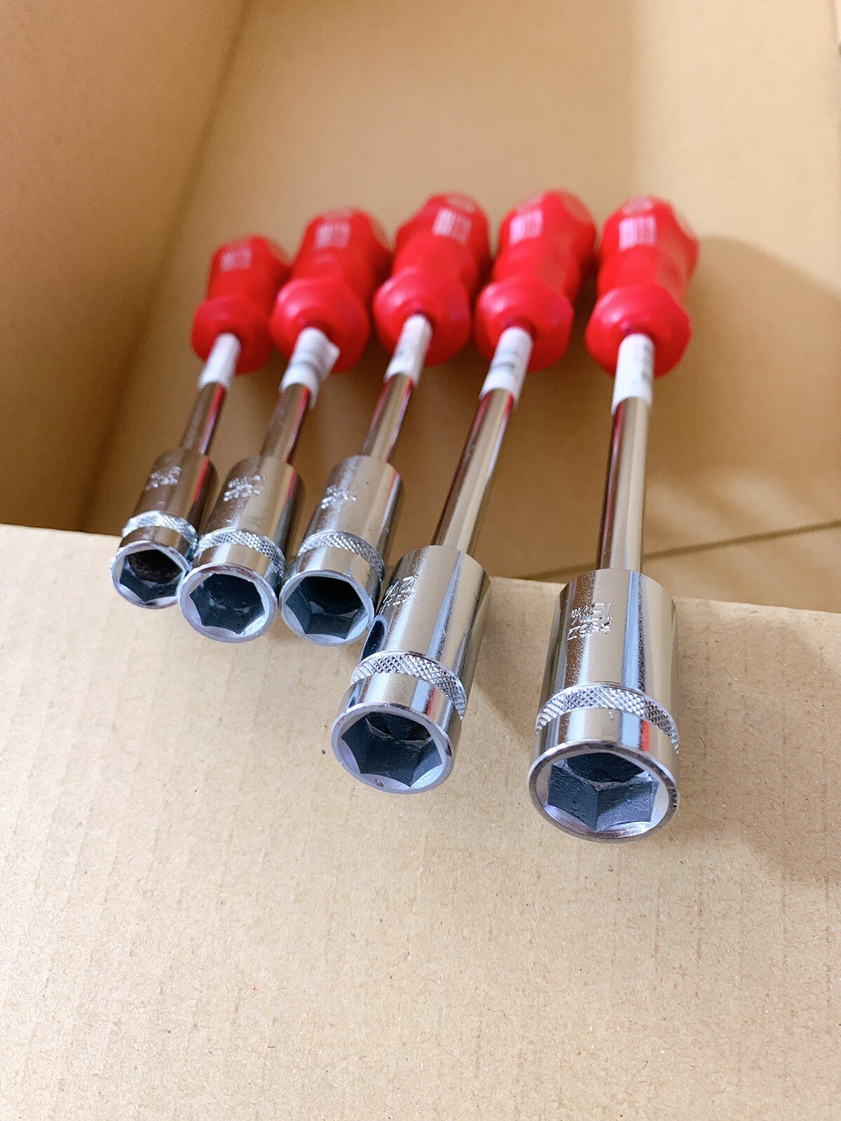 Vessel 4100 Power Socket nut driver 10 piece set Hexagon 5mm-13mm made in Japan