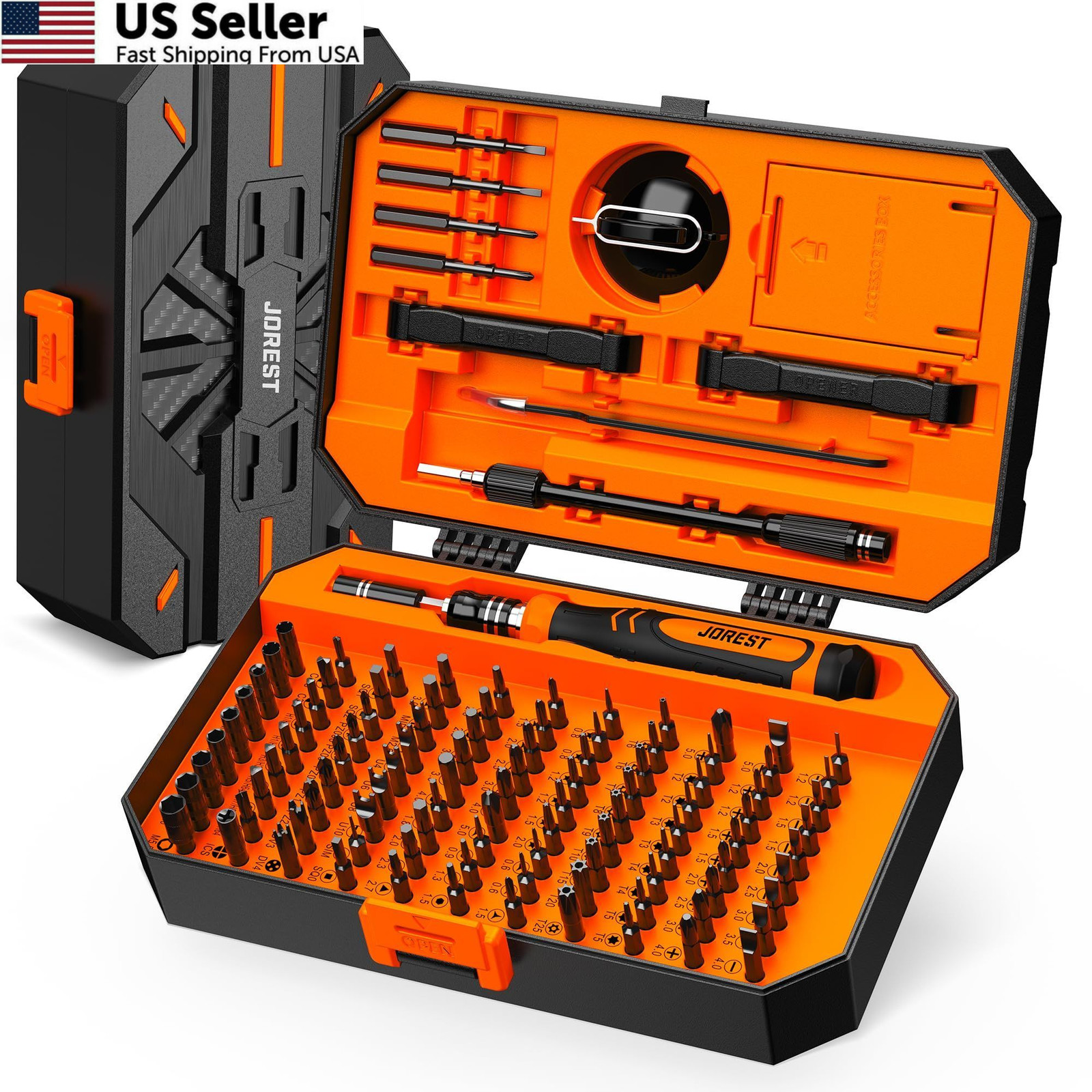 JOREST 115 in 1 Small Precision Screwdriver Set, Tool Gifts for Men, Colorful