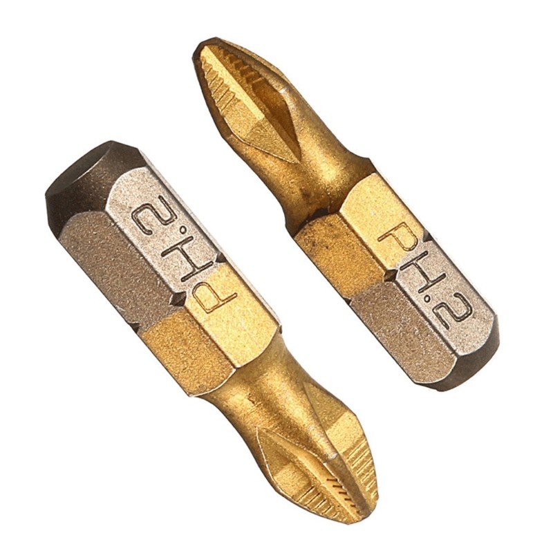 Complete 10pcs PH2 Screwdriver Bit Set Antislip Drill Bit for Woodworking