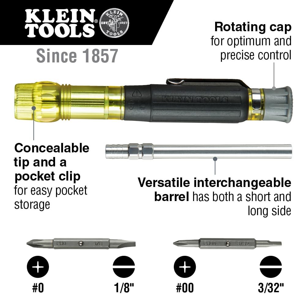 Klein Tools 32614 Multi-bit Precision Original version, Yellow/Black