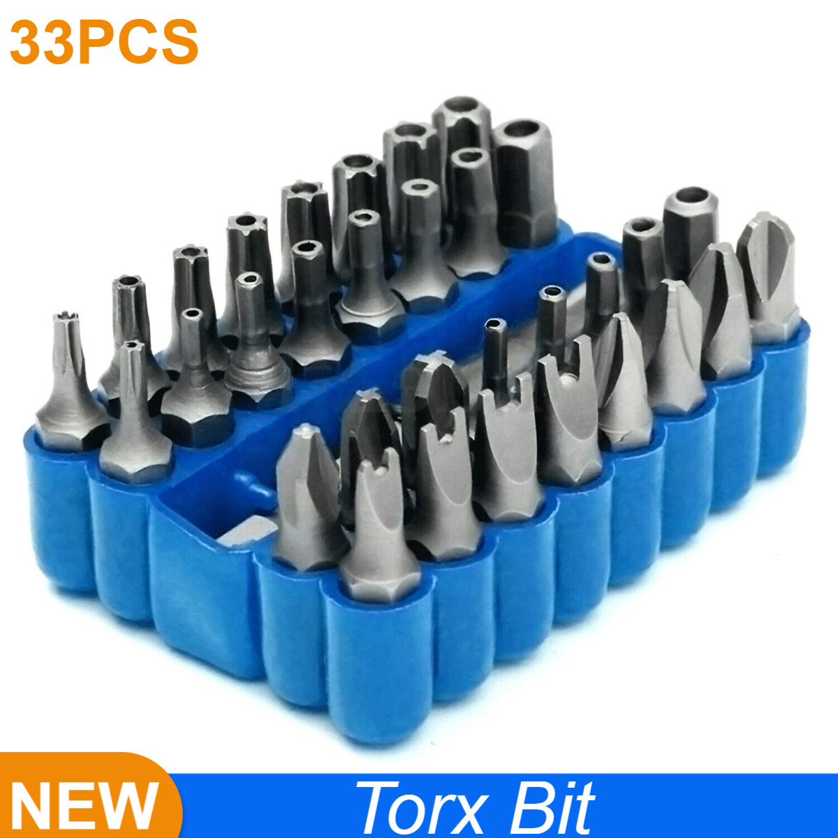 33 Tamper Proof Security Torq Hex Star Spanner Tri Wing Screwdriver Torx Bit Set