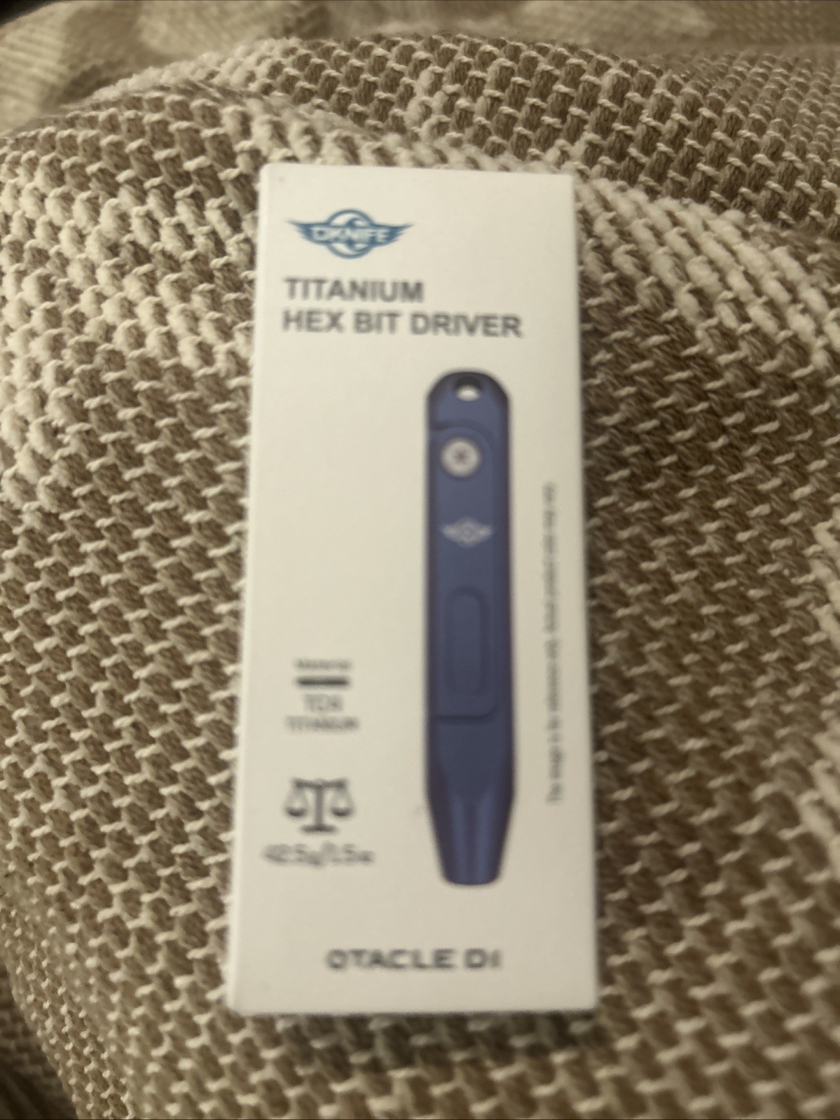 Oknife Otacle D1 Mini EDC Multi Bit Precision Screwdriver Set – Blue Titanium