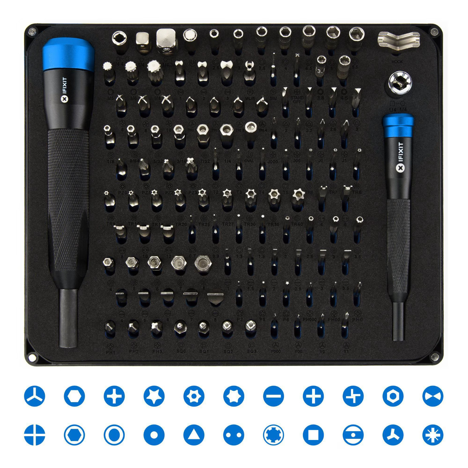 Manta Driver Kit – 112 Precision Bits – iFixit
