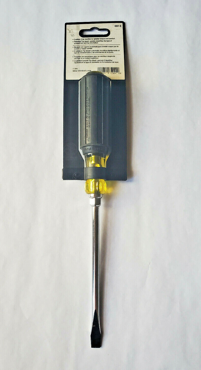 Klein Tools 5/16″ Keystone Tip with 6″ Heavy Duty Round Shank 602-6. Brand New!