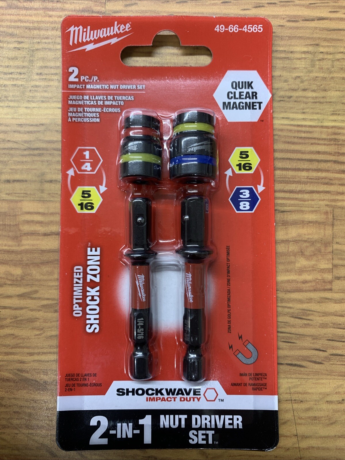Milwaukee Shockwave Impact Duty Quik-Clear 2-In-1 Magnetic Nut Driver Set 2