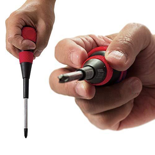 Vessel　No.220　Ball-Grip Screwdriver　(JIS) (+2)x200 300mm Long