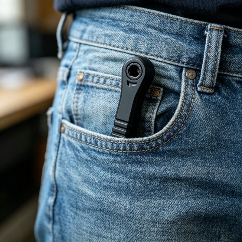 Small 3D Printed Ratcheting Screwdriver Ideal For Travel And Everyday Carry