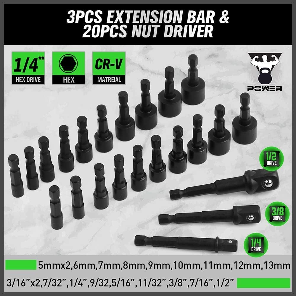 232-Piece Professional Screwdriver Bit Set with Quick Release & Security Bits