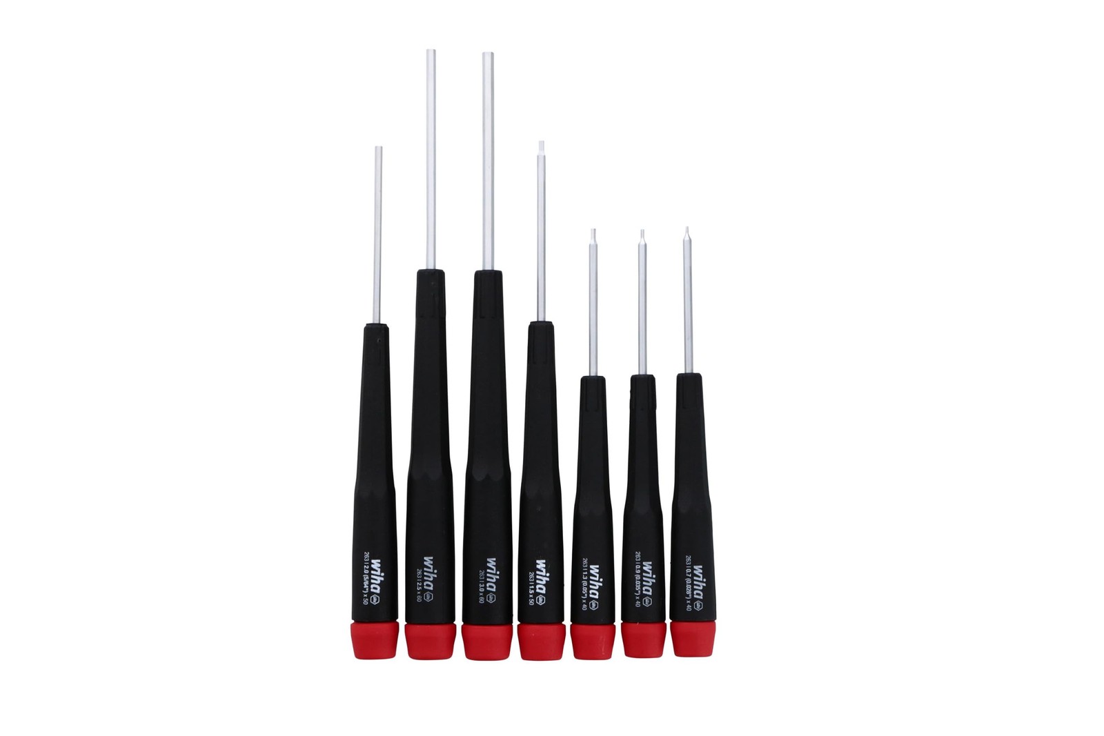 Wiha 26390 Screwdriver Set, Hex Metric With One Size, Original Version