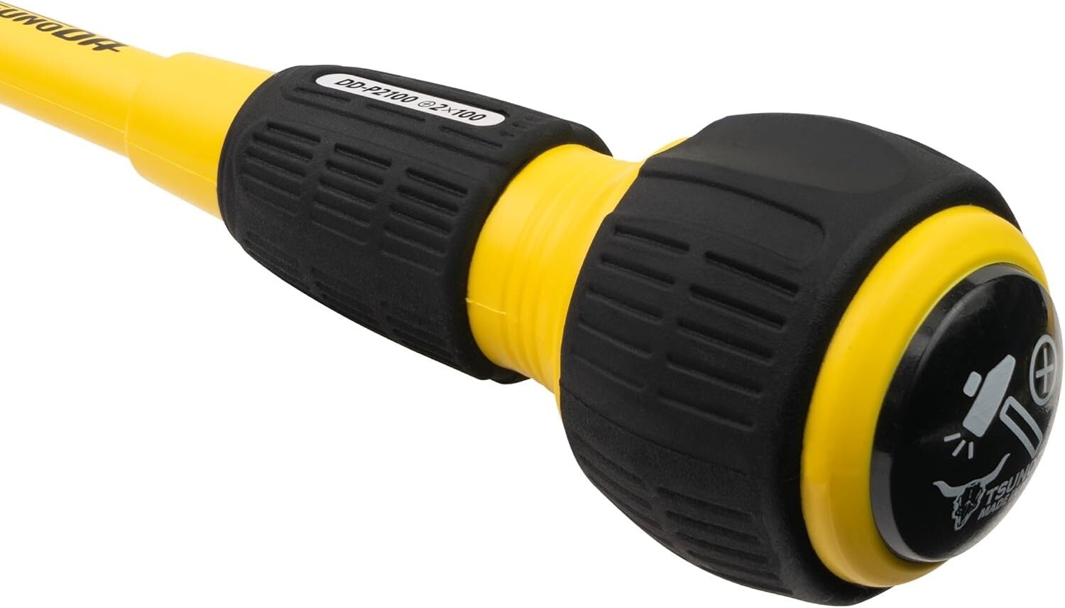 TSUNODA INSULATED SCREWDRIVER THROUGH TYPE (2X100mm) DD-P2100