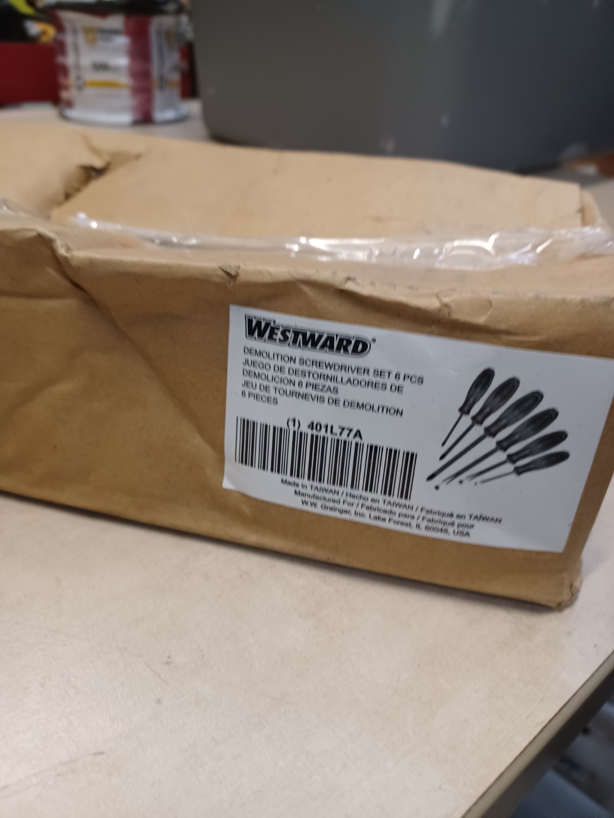 Westward Demolition Magnetized Tip Screwdriver Set Phillips/Slotted Tip 401l77