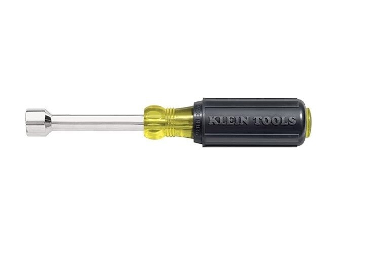 Klein Tools 630-5/16 Nut Driver, 5/16-Inch Tip Nut Driver with 3-Inch Hollow Sha