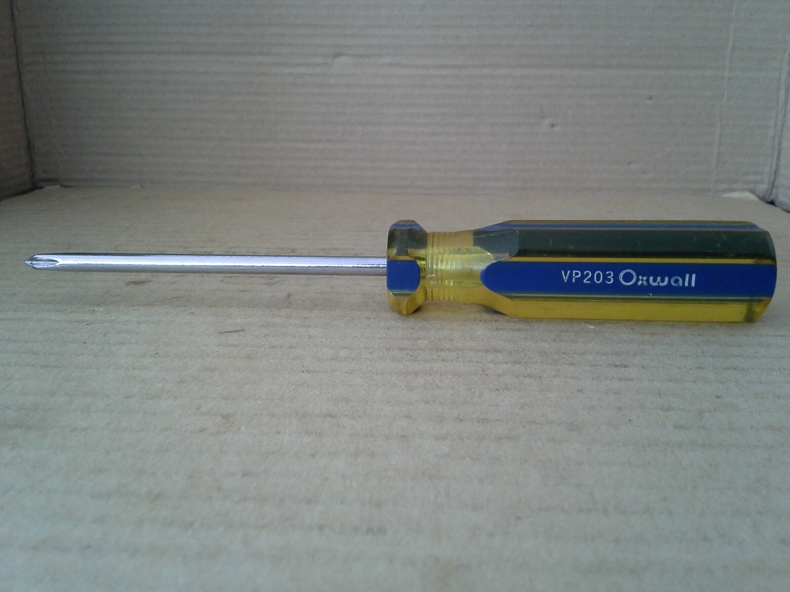 Vintage. OXWALL USA VP203 Phillips #1 Chrome-Van Screwdriver. VGC