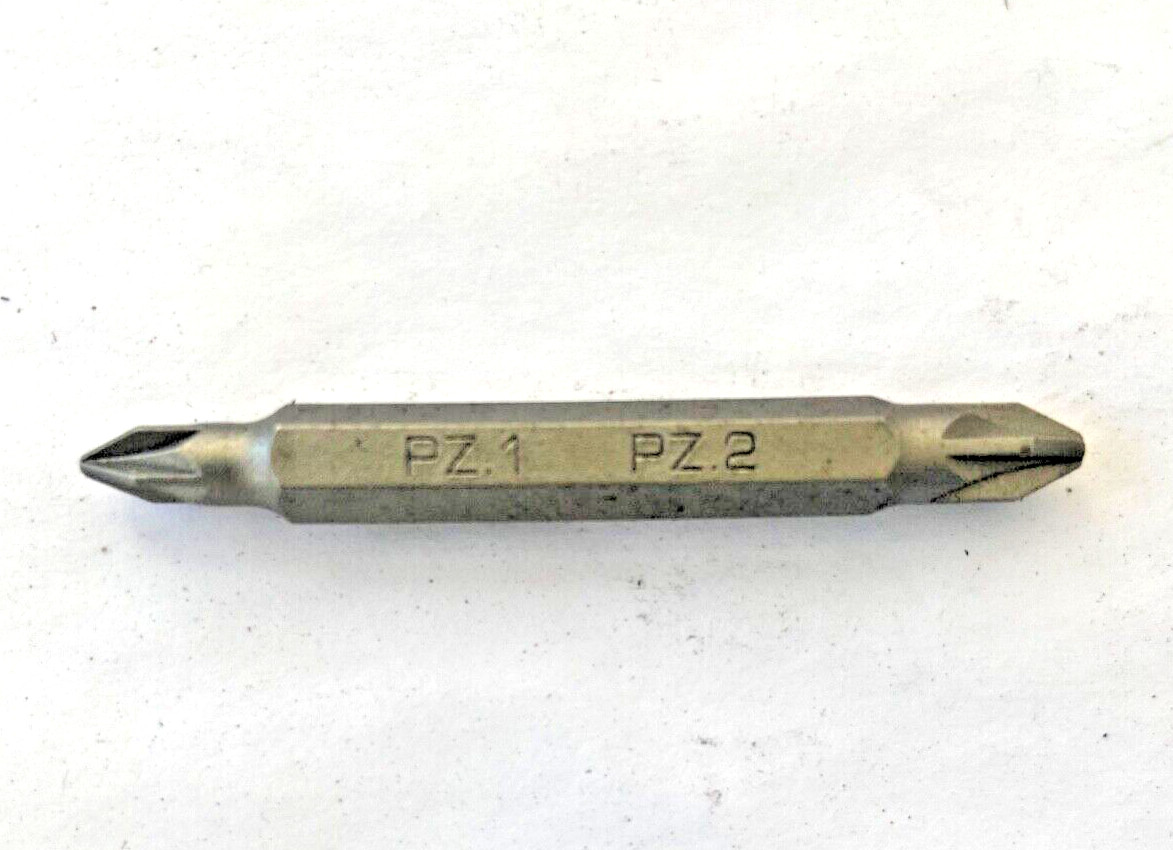 24 Pcs PZ1 PZ2 Screw Driver 1/4 Hex Double Ended Screwdriver Bits Screw Driver