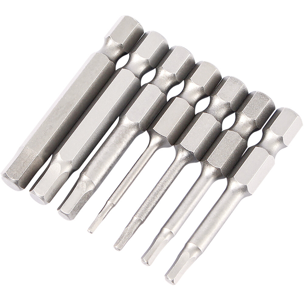 Hex Key Allen Bit Set Quick Change Connect Impact Driver Power Drill 50/65/100mm