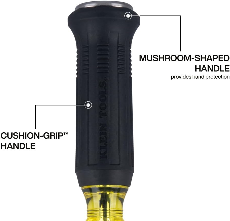 Klein Tools 6007DD 5/16-Inch Keystone Demolition Screwdriver, 7-Inch Blade, Stee