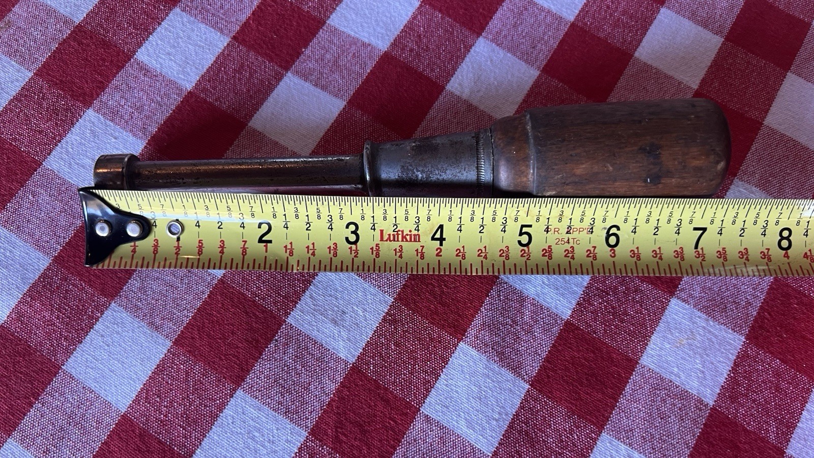 Vintage SPINTITE #3414 7/16″ Nut Driver 6 Point Walden Worcester Wood Handle