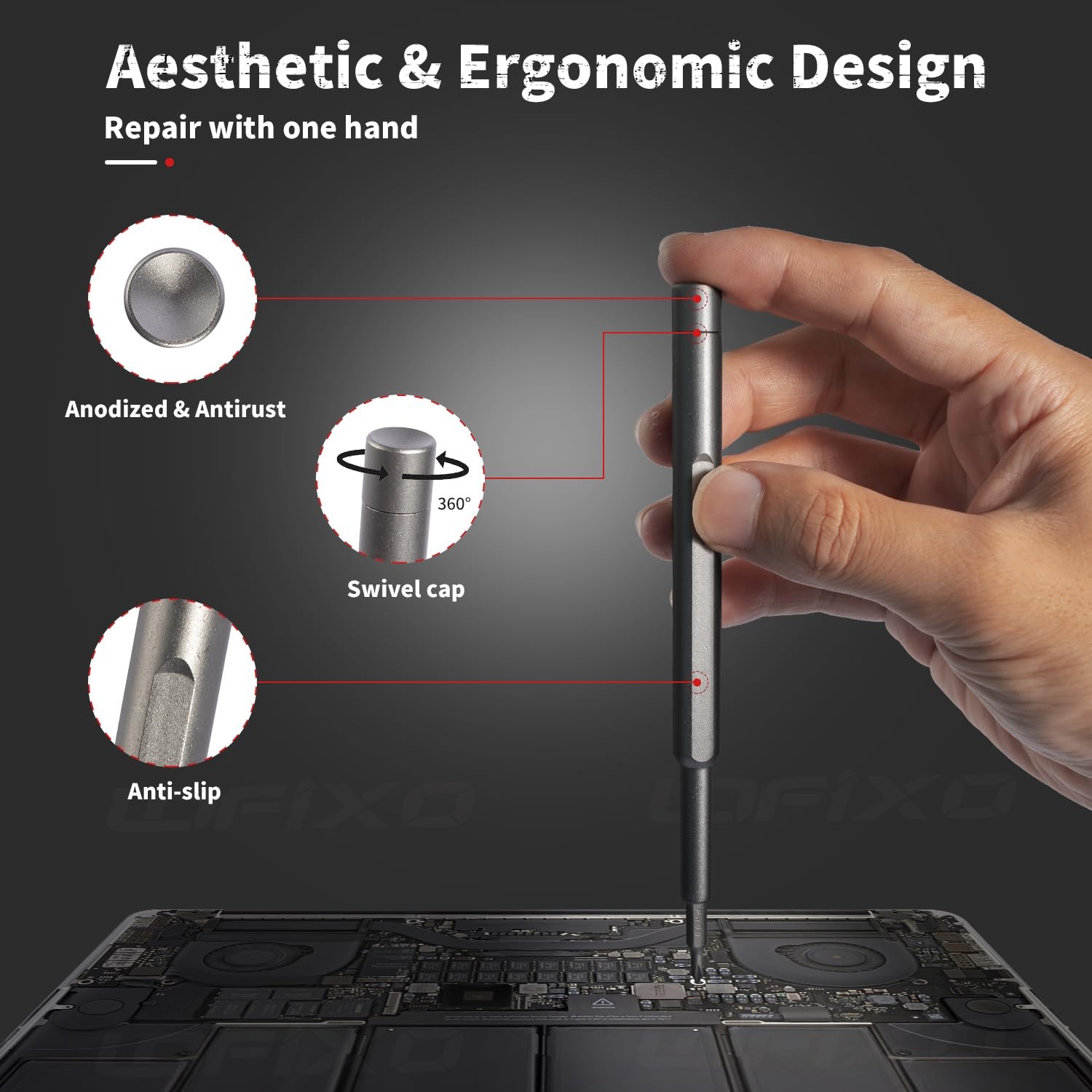 Precision Screwdriver Set, All-in-One Magnetic Tools for iPhone, Mac, PS4, Xbox,