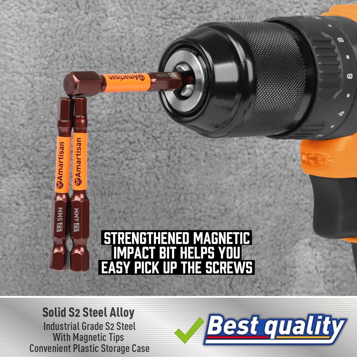 Hex Head Allen Wrench Drill Bit Set Screwdriver Socket Steel Shank 20 PCS New