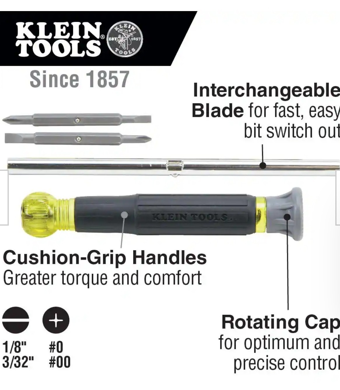 Klein Tools Multi-Bit Screwdriver and Nut Driver Set (3-Piece)