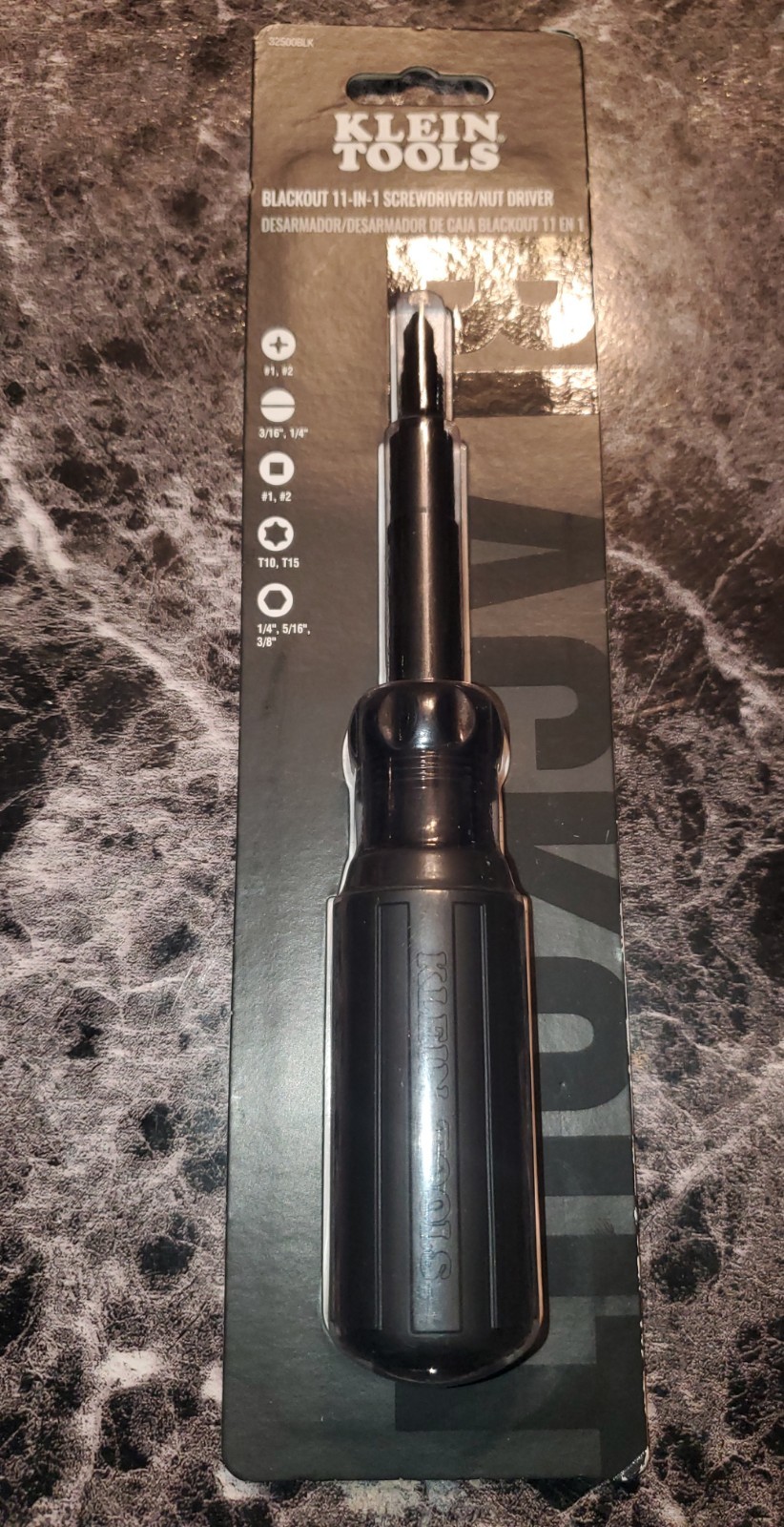 Klein Tools Blackout Limited 11-in-1 Screwdriver Nut Driver 32500BLK