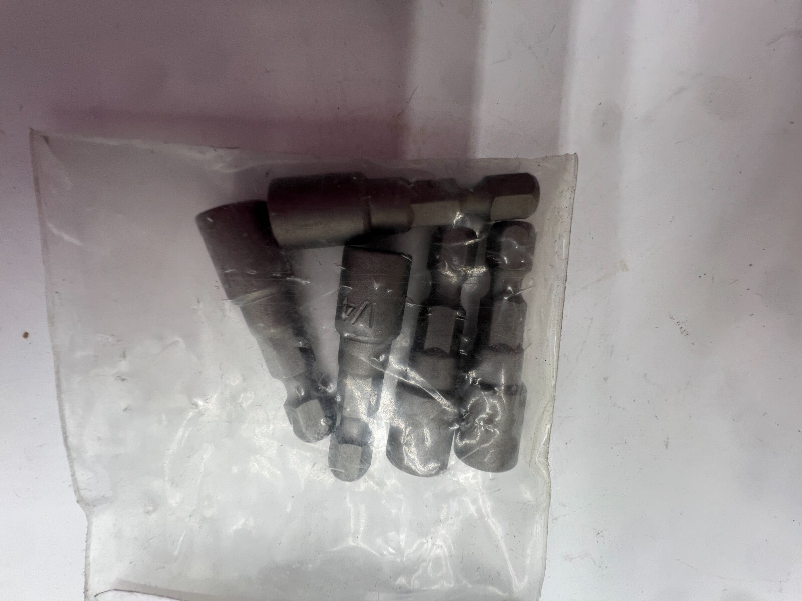 PACK OF 5 GENUINE PARTMASTER 38MM HEX BIT SOCKET 1/4 DRIVE