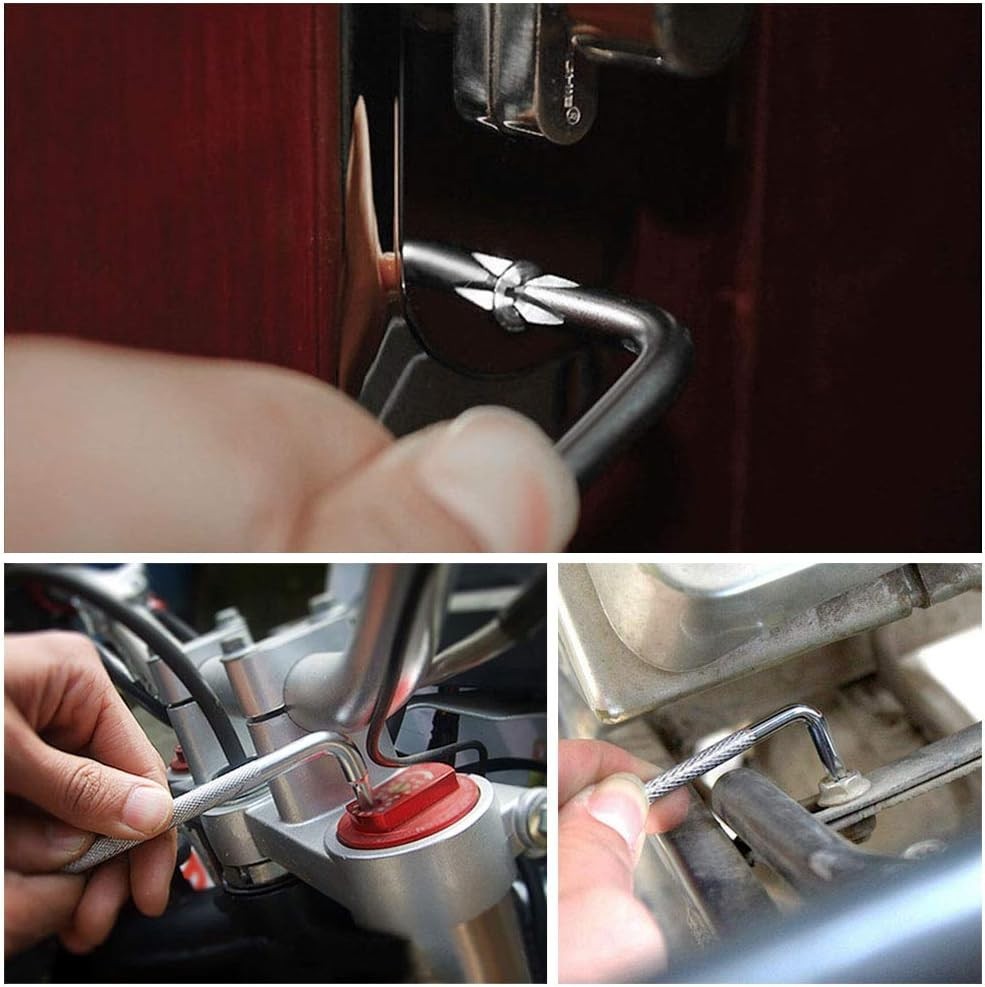 Precision Magnetic Offset Screwdriver Set – 3 Ergonomic Tools for Tight Spaces
