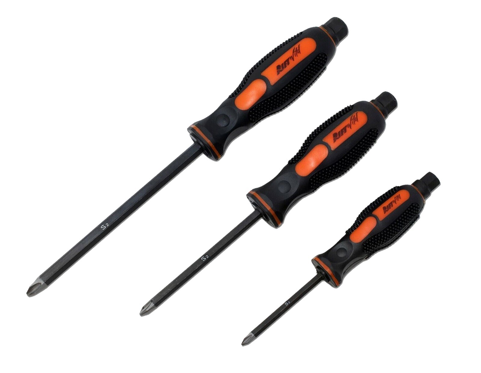 Pro JIS Metric Screwdriver Set Solid Tang Screw Driver Drivers #1-2-3 0059-011