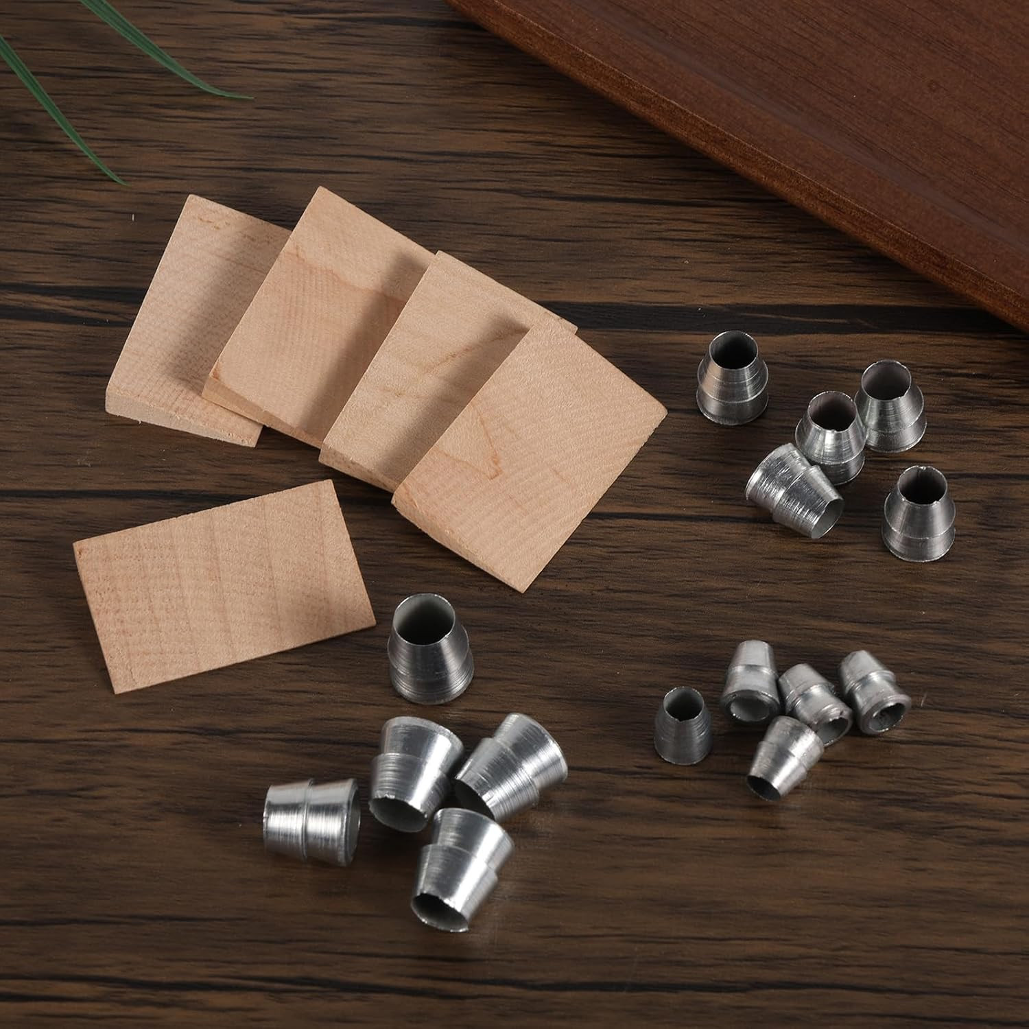 20Pcs Hammer Handle Repair Wedge Kit, 5 Wooden Wedges & 15 Steel Wedges for Axe