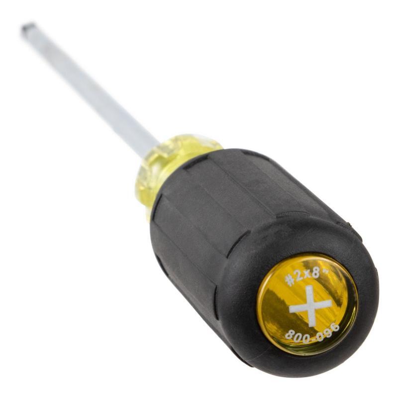 Eclipse 800-096 Phillips Screwdriver, #2×8″, Rubber Grip
