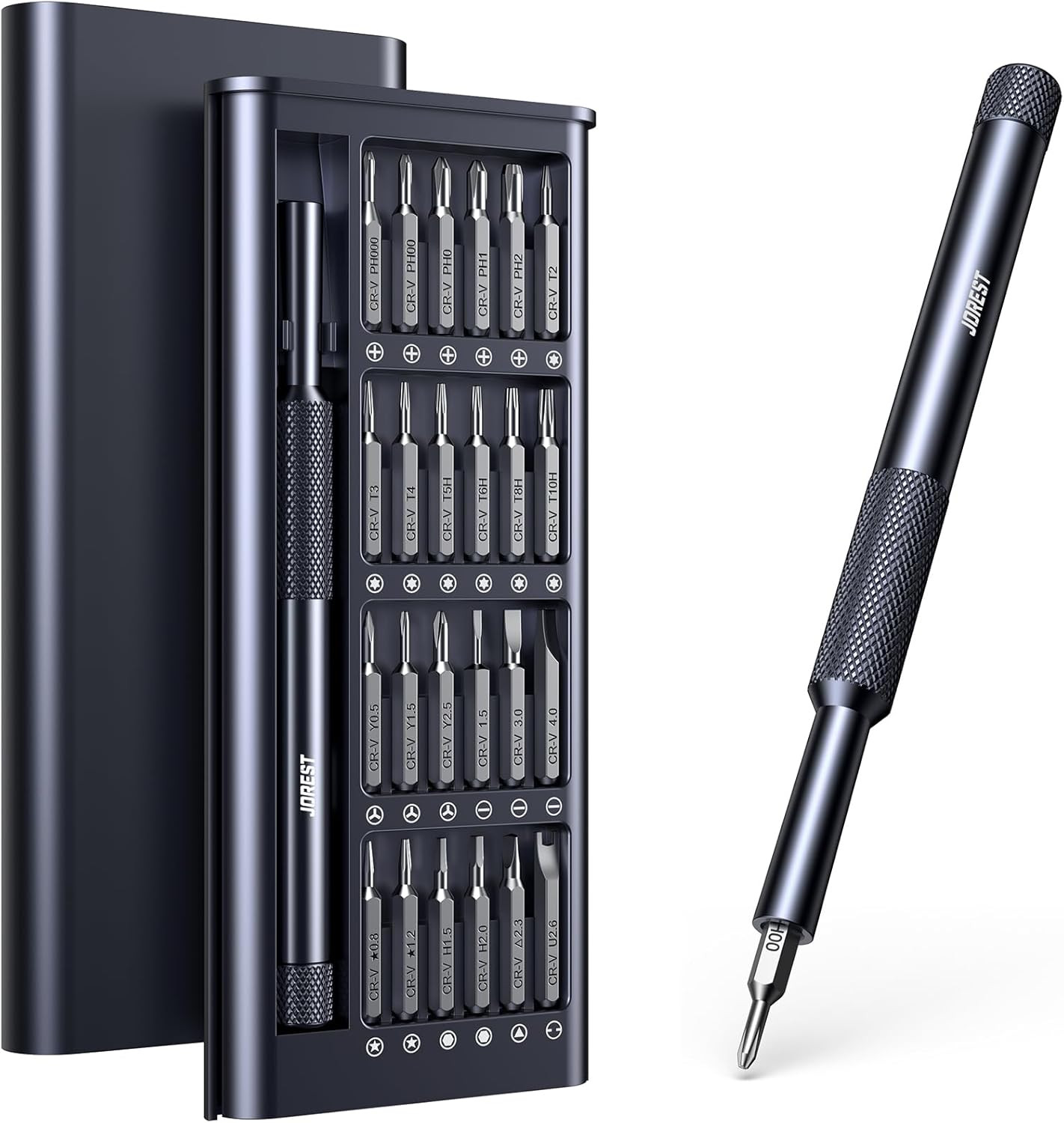 JOREST 25-IN-1 Precision Screwdriver Set, Mini Repair Tool Kit with Torx